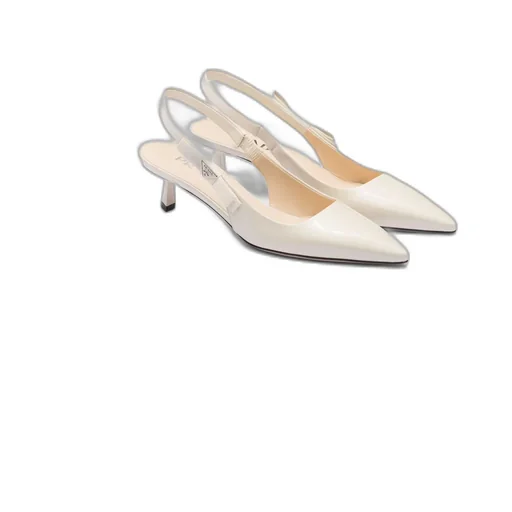 Patent leather slingbacks