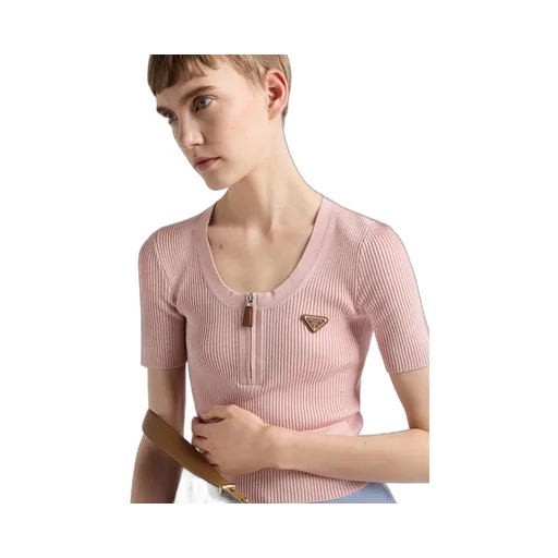 Ribbed cotton sweater