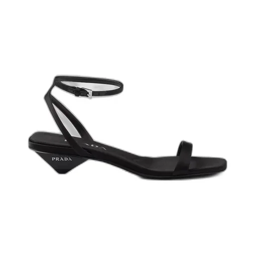 Satin sandals