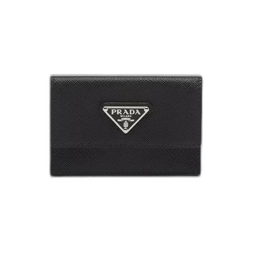Saffiano leather card holder