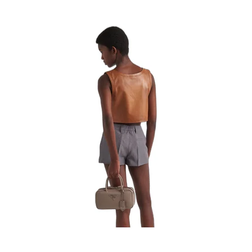 Nappa leather top