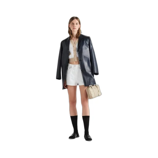 Cropped cotton cardigan