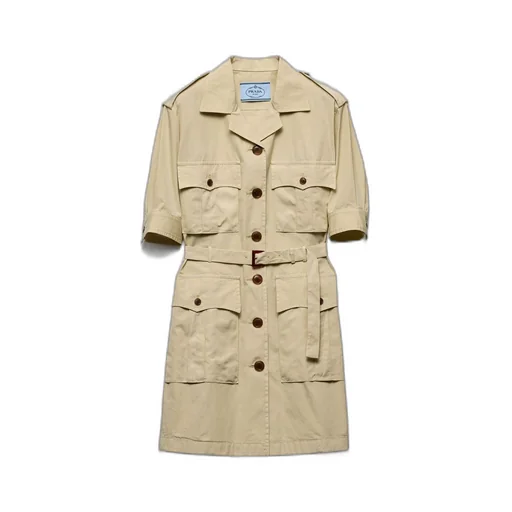 Poplin mini-dress