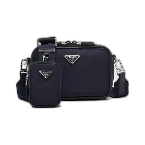 Prada Brique Re-Nylon and Saffiano leather bag