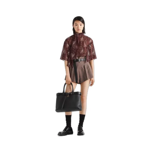 Printed georgette top