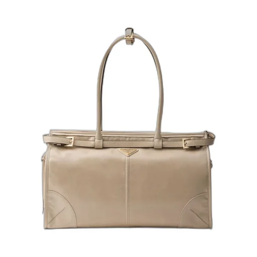Large leather handbag