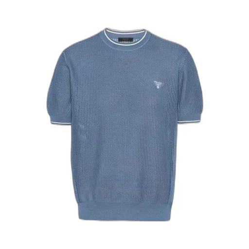 Silk and cotton crew-neck sweater