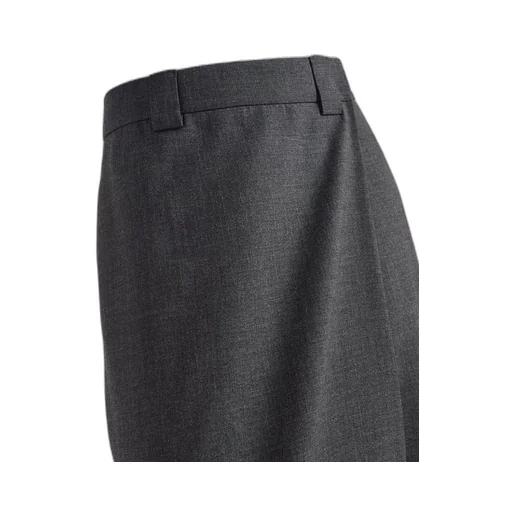 Wool midi-skirt