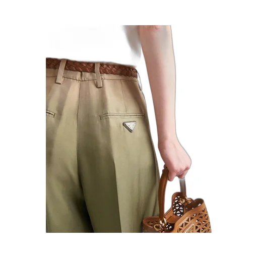 Gradient twill pants