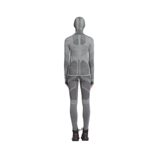 Tech Rec Re-Nylon piqué top with ski mask