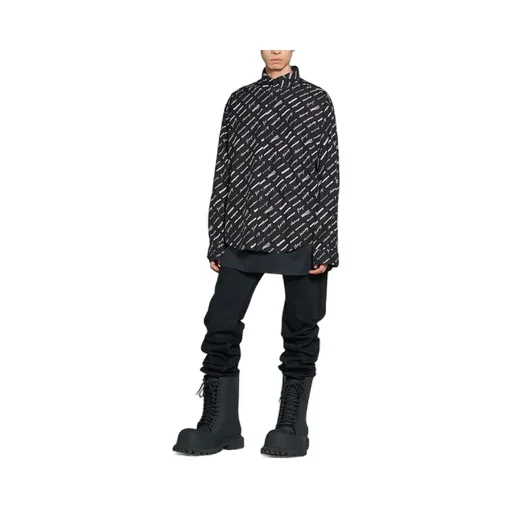 Logomania All Over Long Sleeve Shirt