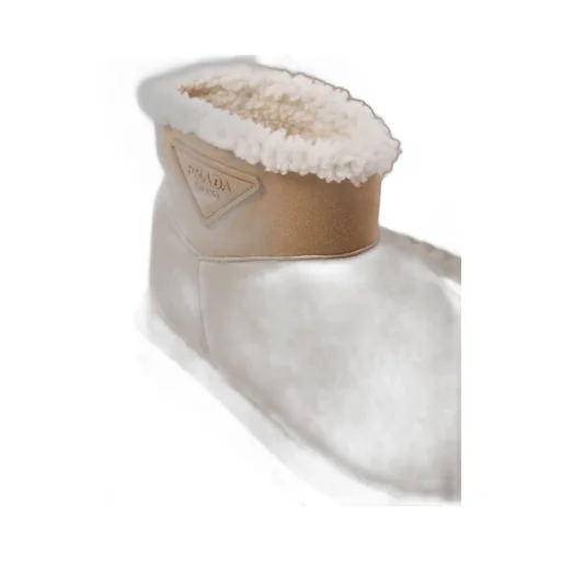 Shearling booties