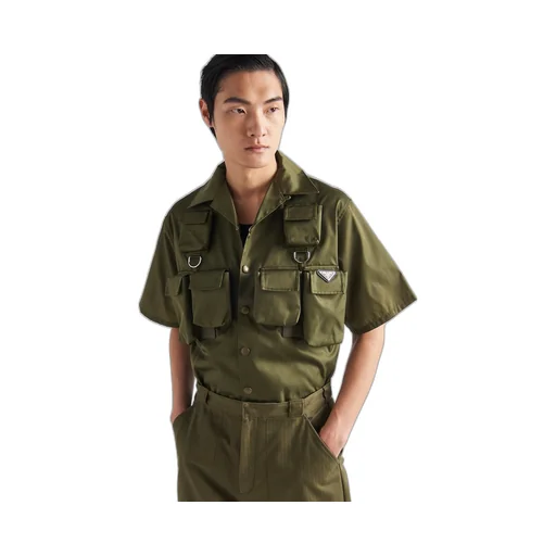 Short-sleeved Re-Nylon shirt