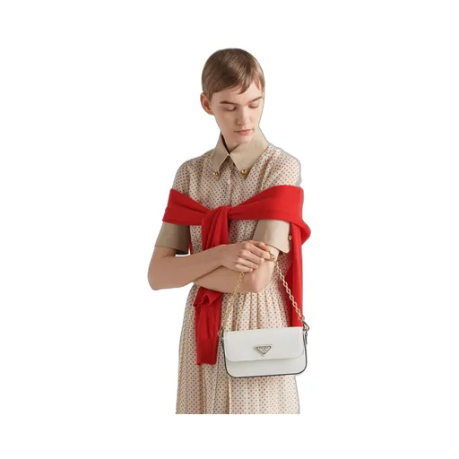 Saffiano leather mini-bag