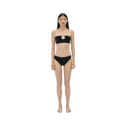 Stretch Nylon Bikini With Knot Ring