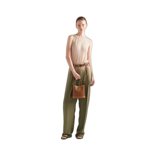 Prada Panier leather mini-bag with cut-out motif