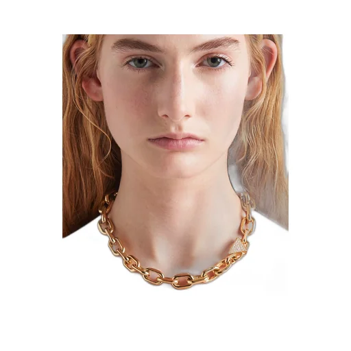 Eternal Gold chain necklace in yellow gold with diamonds