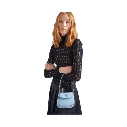 Prada Cleo brushed leather mini bag
