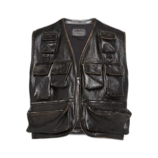 Leather vest
