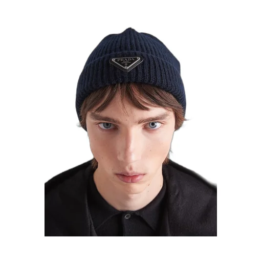 Wool and cashmere beanie