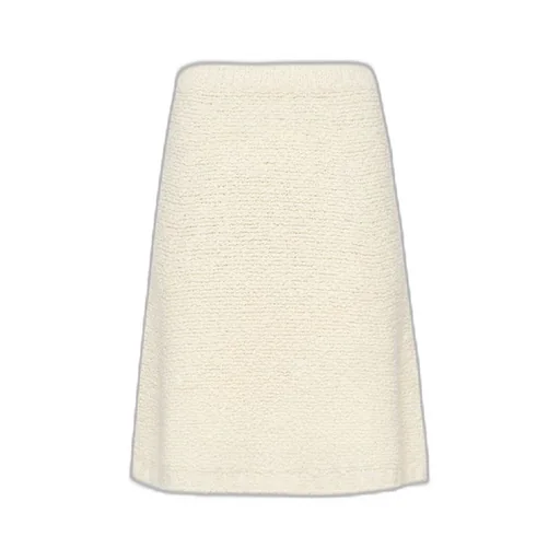 Bouclé mohair knit skirt