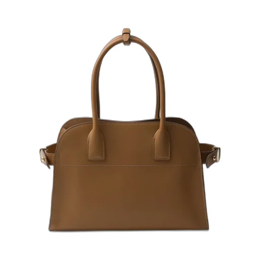 Medium leather tote bag