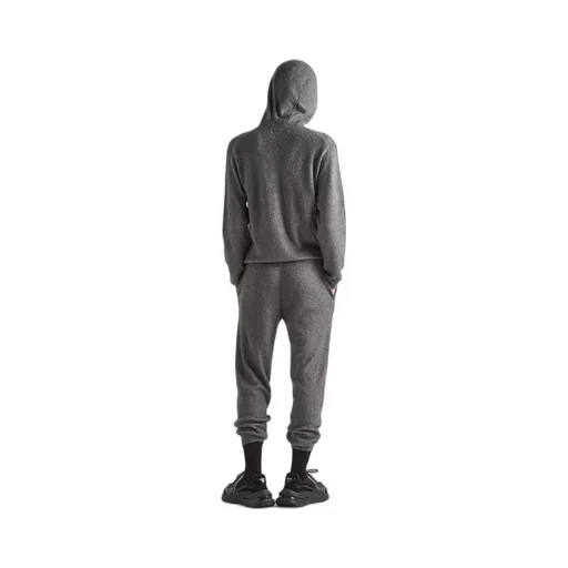 Cashmere and silk hoodie