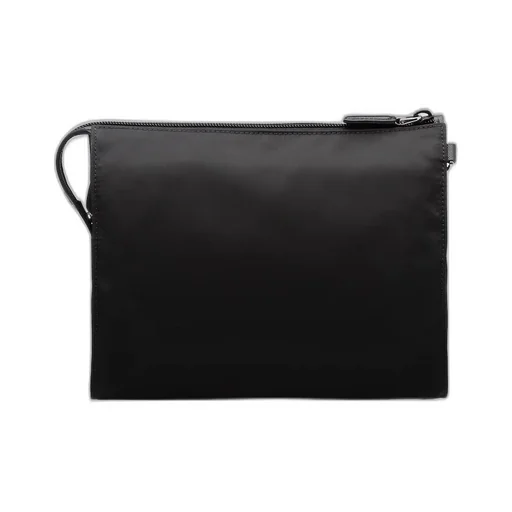 Re-Nylon and Saffiano leather necessaire