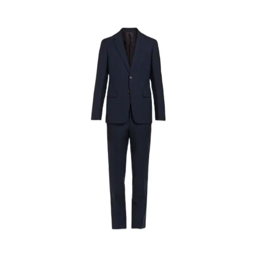 Wool and mohair single-breasted suit