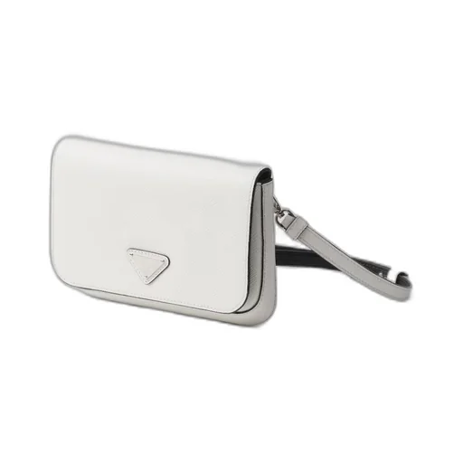 Saffiano leather shoulder bag