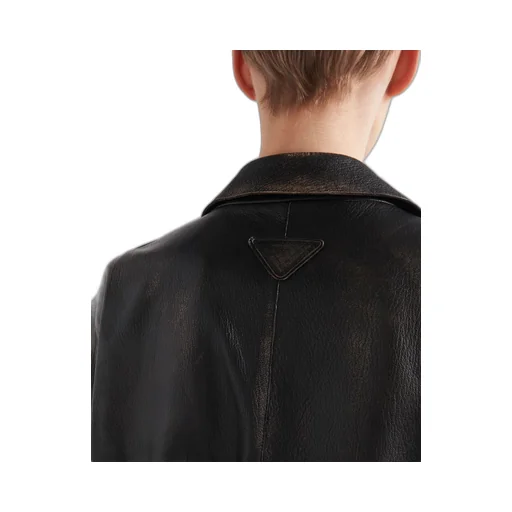 Leather coat