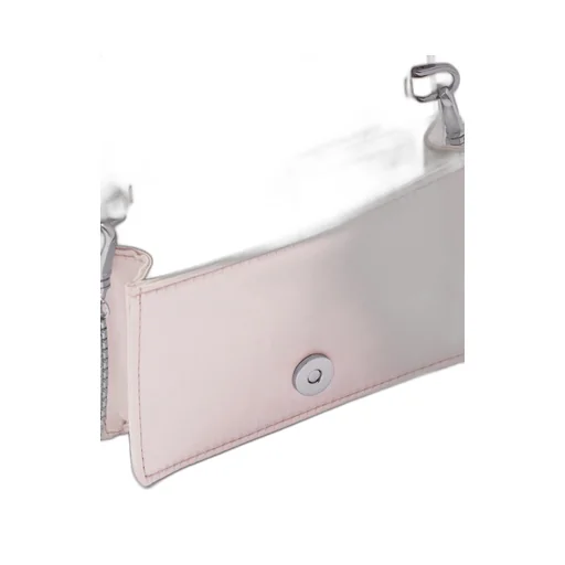 Cardholder with shoulder strap and crystals