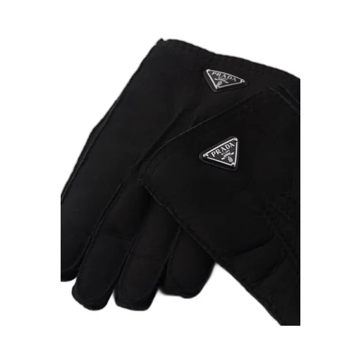 Suede sheepskin gloves