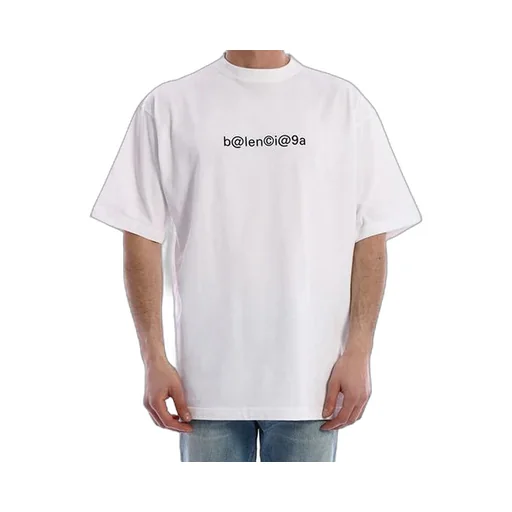 Symbolic Round Neck Alphabet Printing T-Shirt