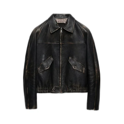 Nappa leather jacket