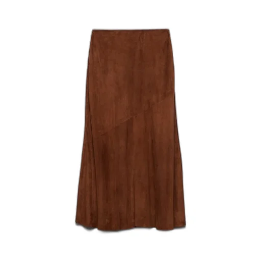 Suede skirt