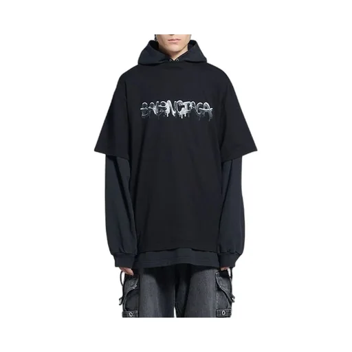 Slime Double Long Sleeve Hooded T-Shirt