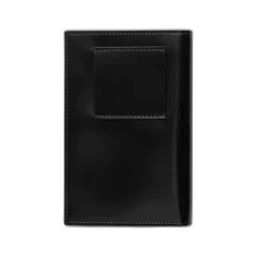 Brushed leather passport holder