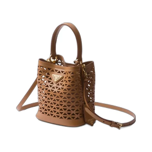Prada Panier leather mini-bag with cut-out motif