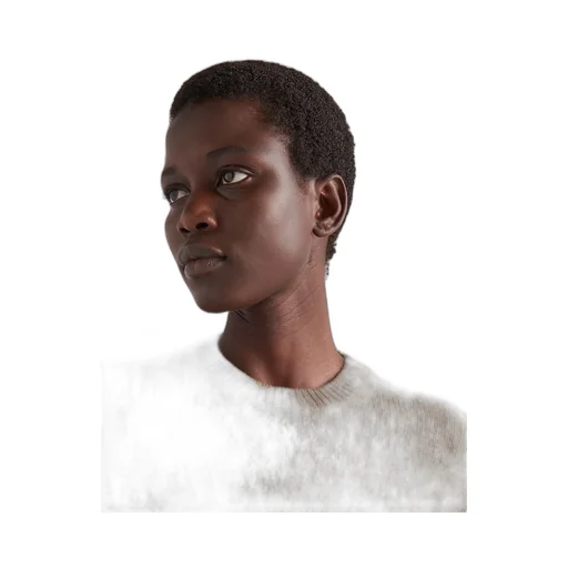 Wool and cashmere crew-neck sweater