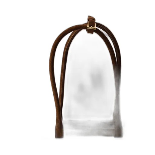 Large suede handbag