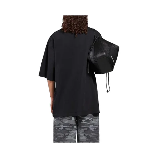 Running Pattern Printing Logo Loose T-Shirt