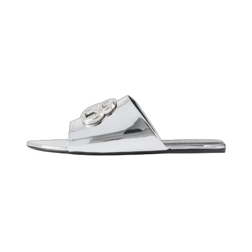 Oval Sandals Silver