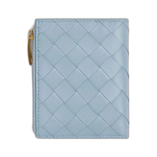Intrecciato Diagonal Small Bi-Fold Wallet