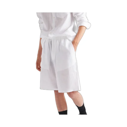 Linen Bermuda shorts