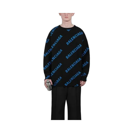 Allover Logo Crewneck Sweater
