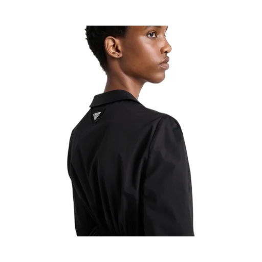 Poplin mini-dress