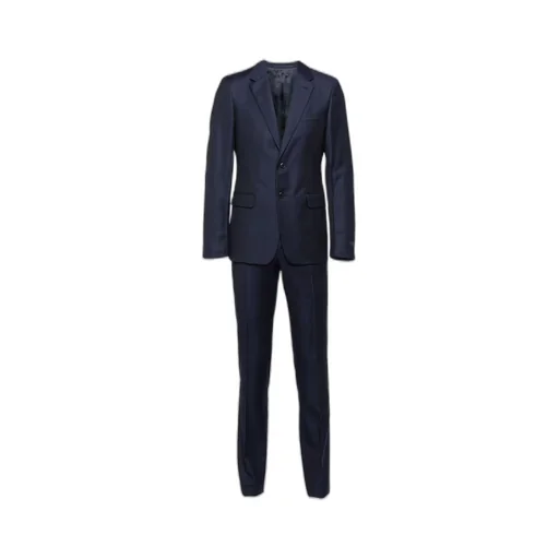 Single-breasted wool suit