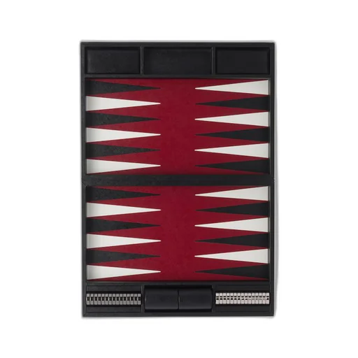 Saffiano Leather Backgammon Set