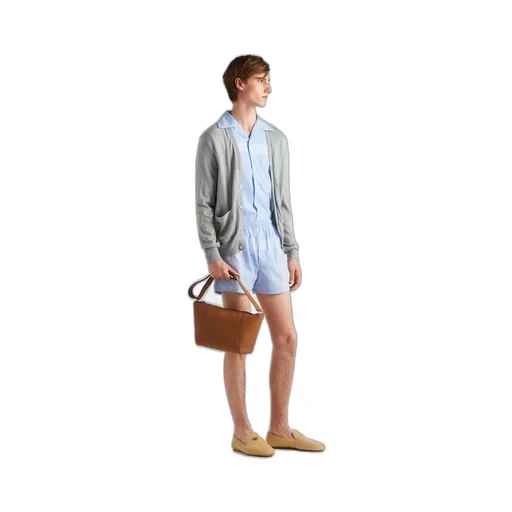 Leather shoulder bag